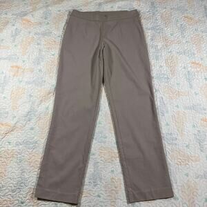 Briggs Beige Pull On Dress Pants Womens Small Stretch Straight Leg